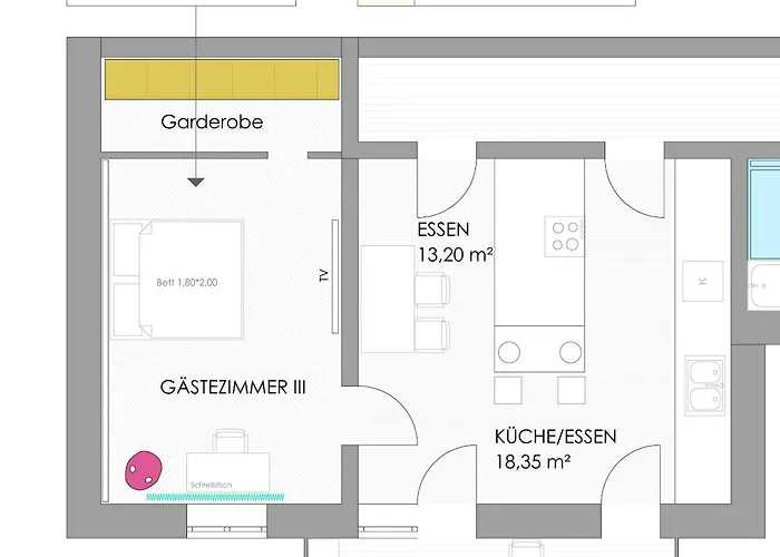 Accommodatie bij particulieren Helles Mit Kingsize-bett *